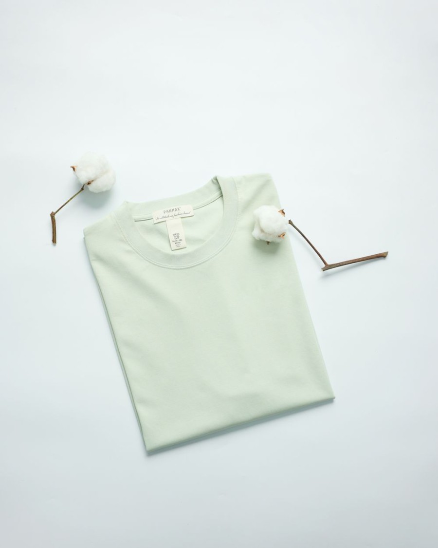 Mint Green Cotton T-Shirt