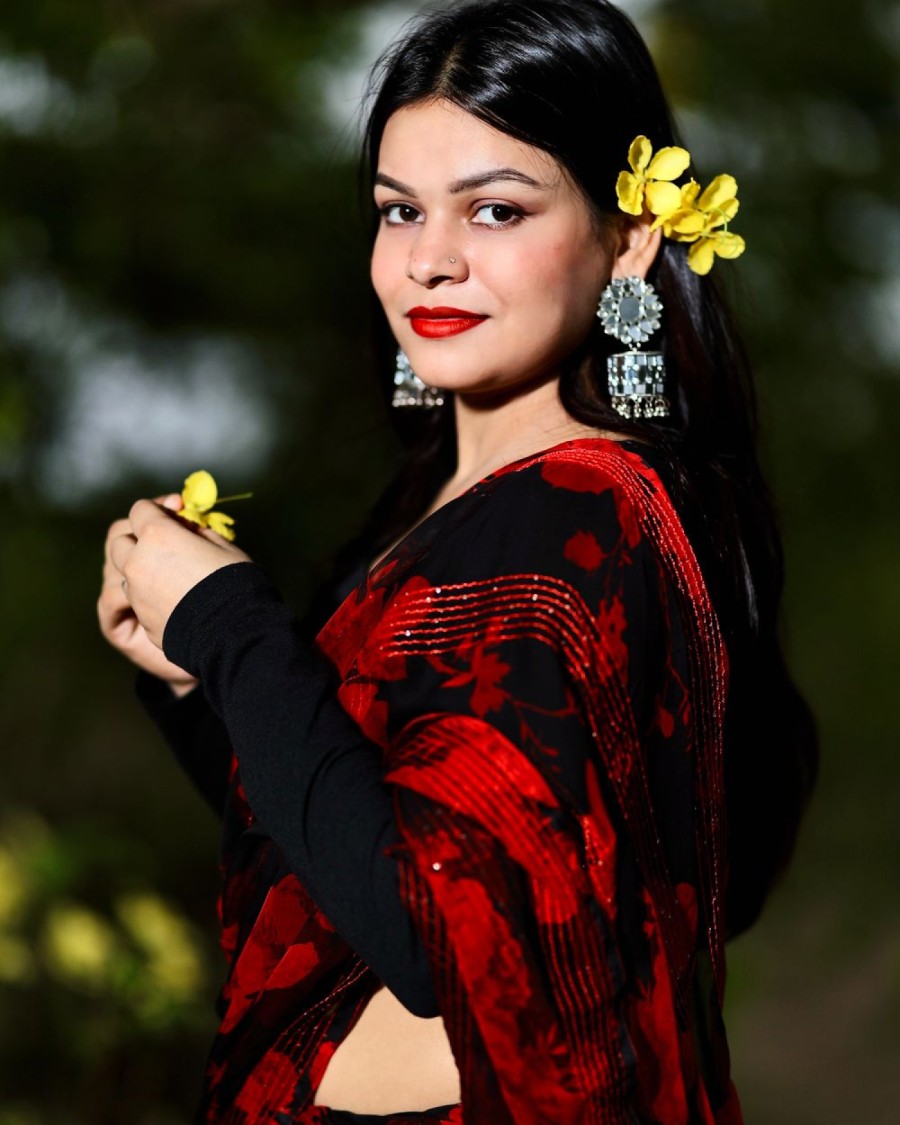 Printed Cotton Saree - Daily Wear