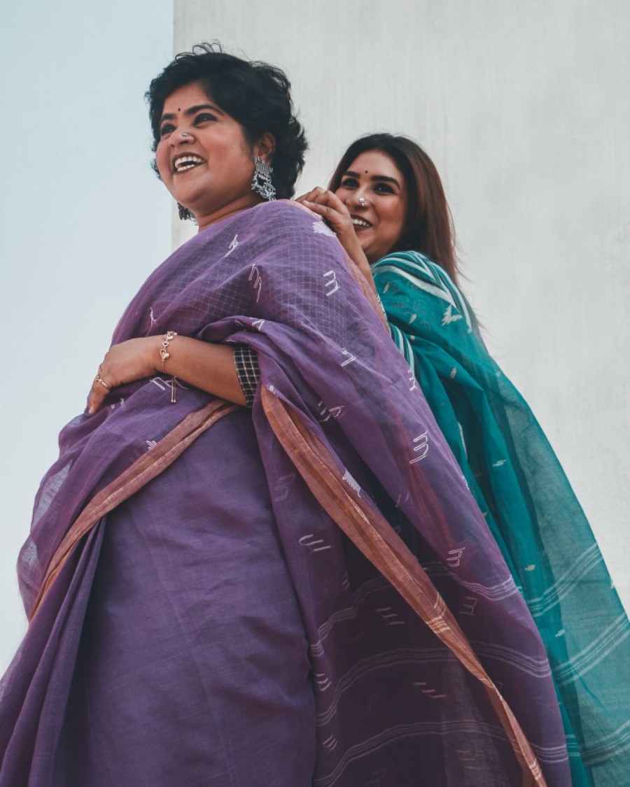 Cotton Saree Combo - 2 Pcs